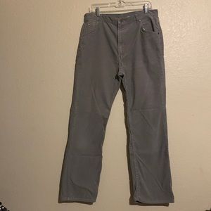 Roebucks Gray Corduroy Pants (35x32)
